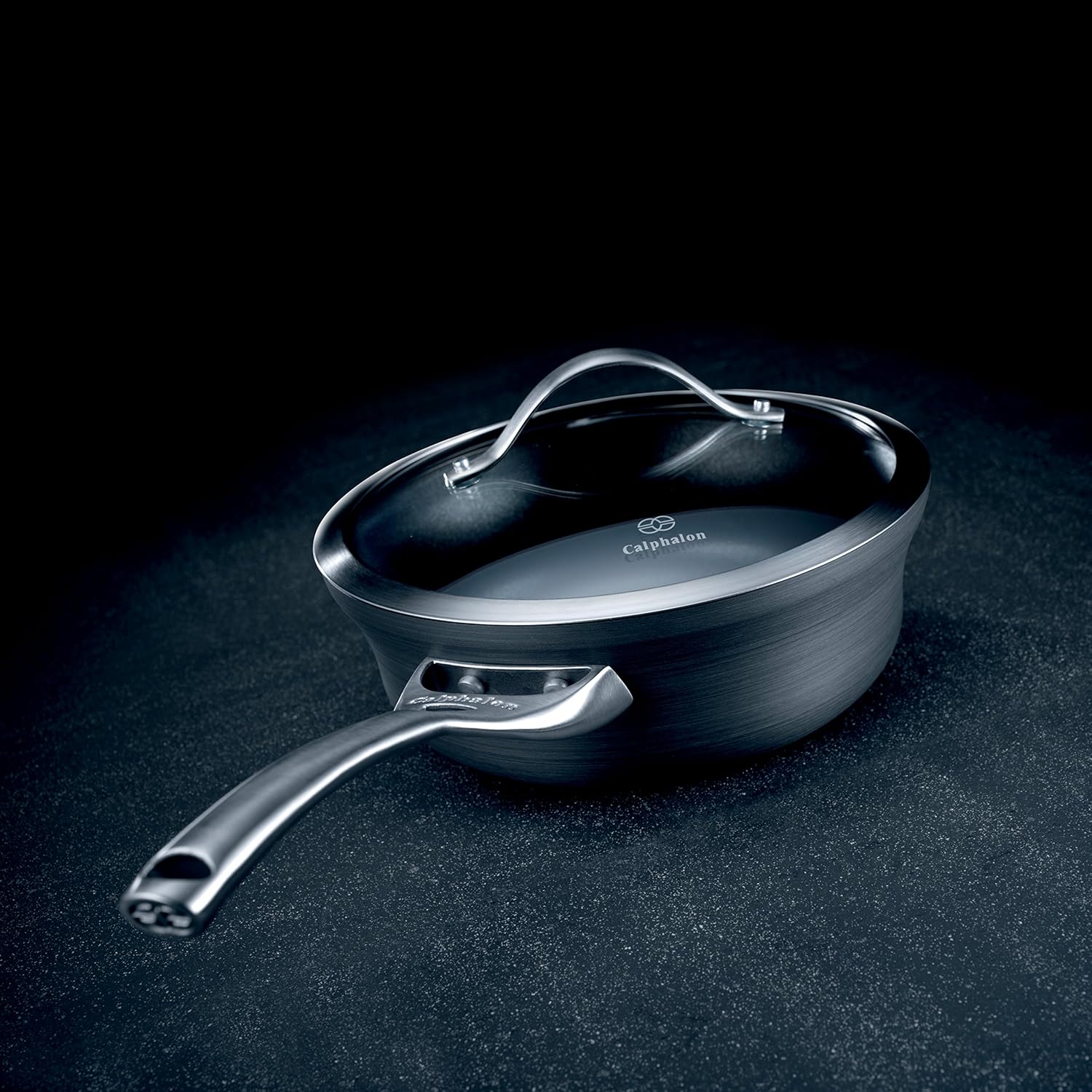 Calphalon Contemporary 2 12 Quart Black Sauce Pan