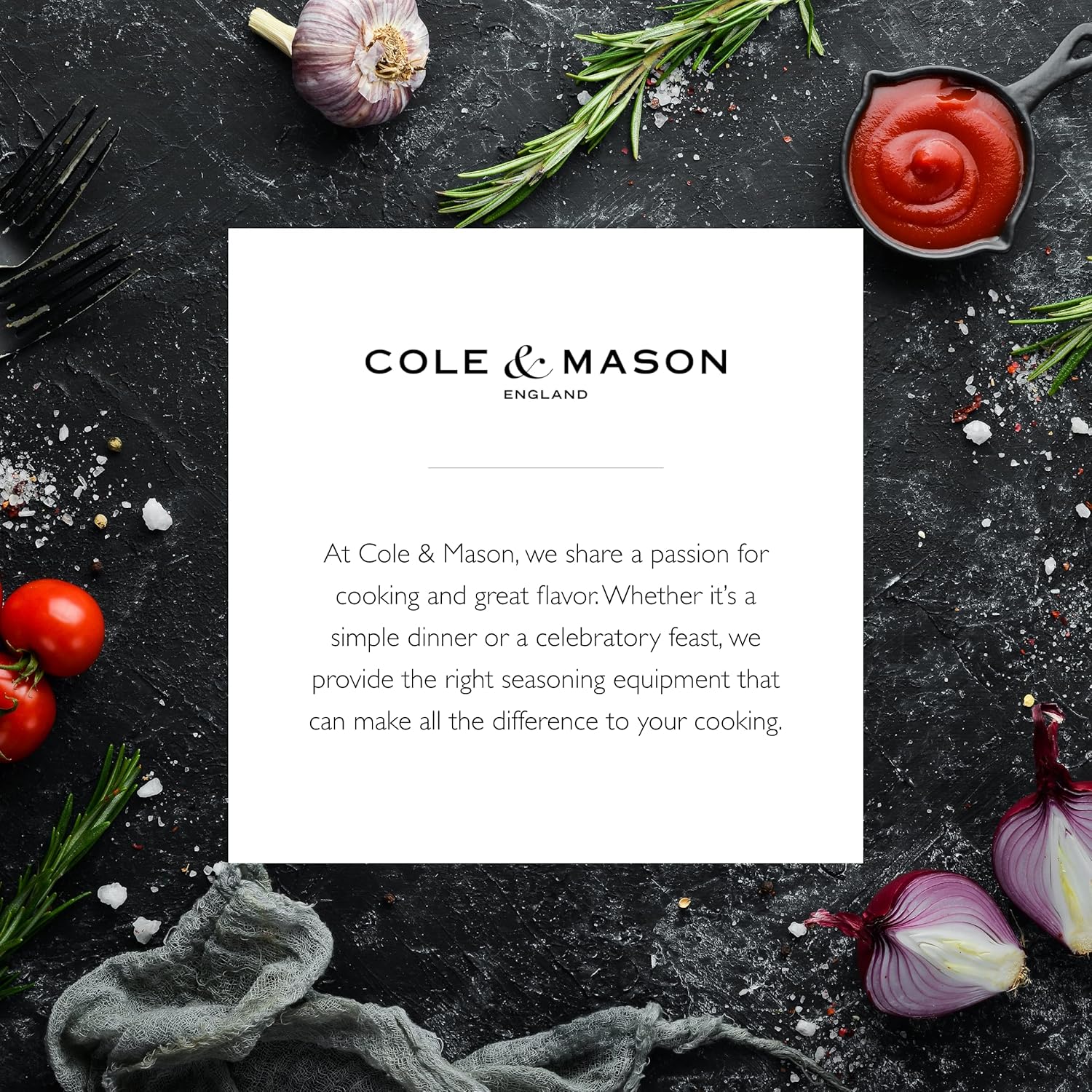 Cole Mason London Spice Mill Set - Salt Pepper Grinder